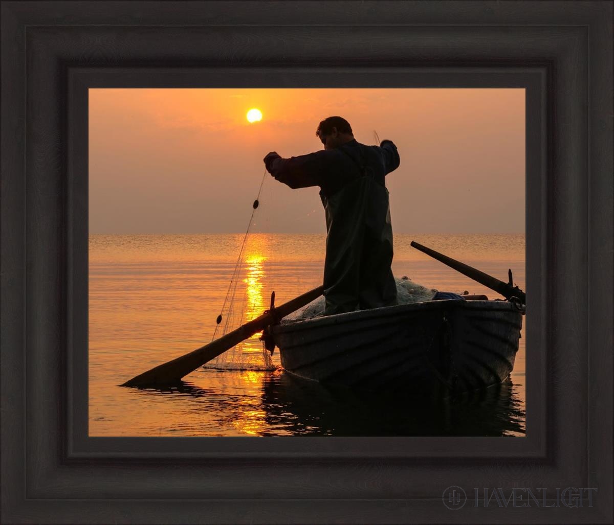 Plate 9 - Fishers Of Men Series 4 Open Edition Print / 20 X 16 Brown 27 3/4 23 Art