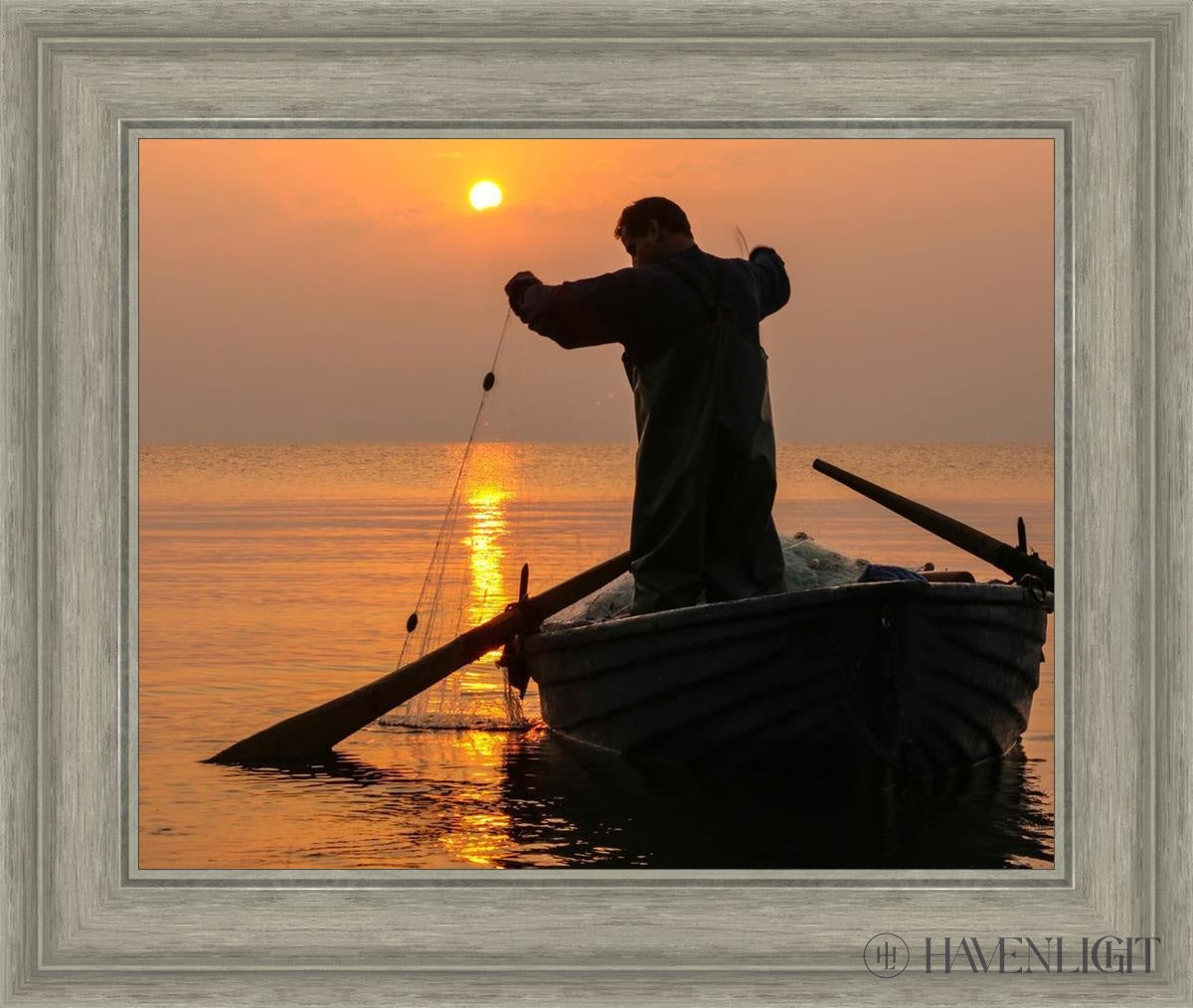 Plate 9 - Fishers Of Men Series 4 Open Edition Print / 20 X 16 Gray 25 3/4 21 Art