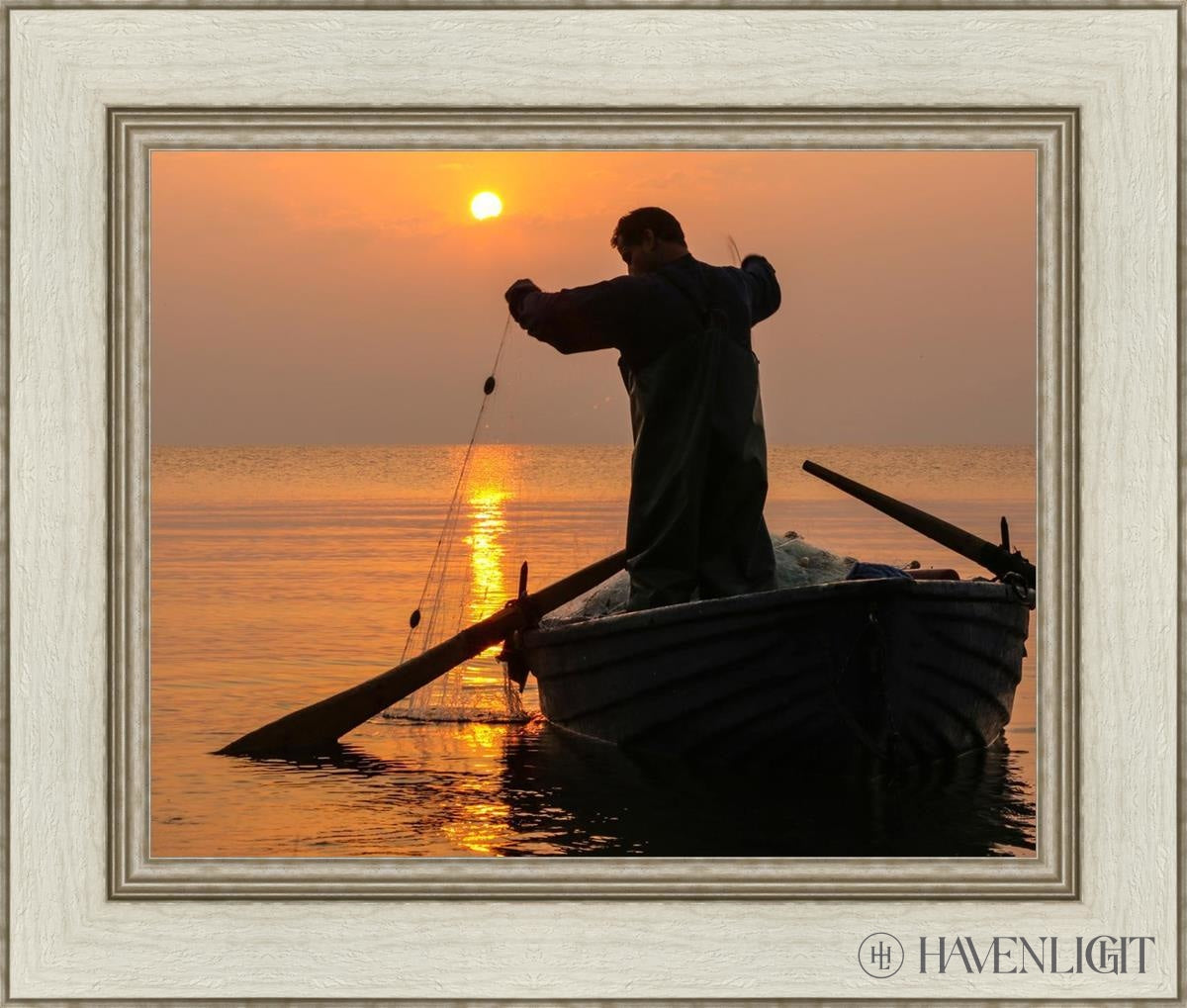 Plate 9 - Fishers Of Men Series 4 Open Edition Print / 20 X 16 Ivory 26 1/2 22 Art