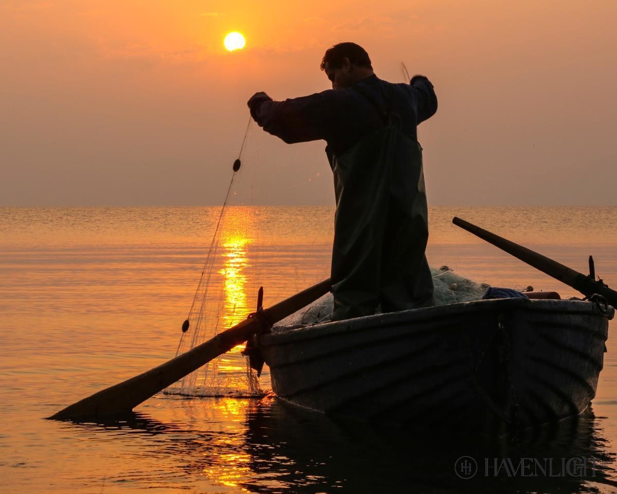 Plate 9 - Fishers Of Men Series 4 Open Edition Print / 20 X 16 Only Art