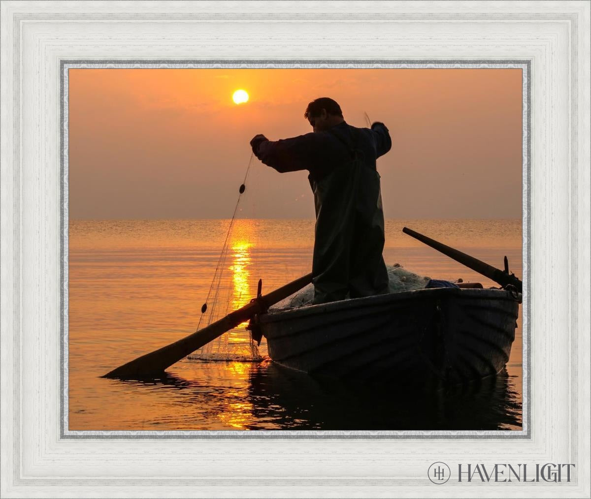 Plate 9 - Fishers Of Men Series 4 Open Edition Print / 20 X 16 White 25 3/4 21 Art