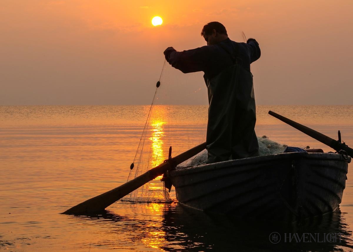 Plate 9 - Fishers Of Men Series 4 Open Edition Print / 7 X 5 Only Art