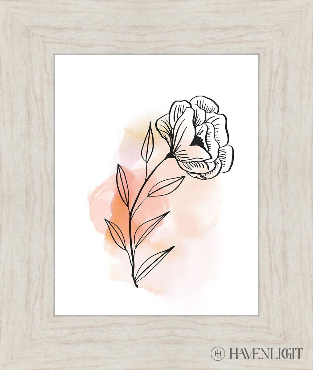 Prarie Rose Open Edition Print / 11 X 14 Ivory 16 1/2 19 Art
