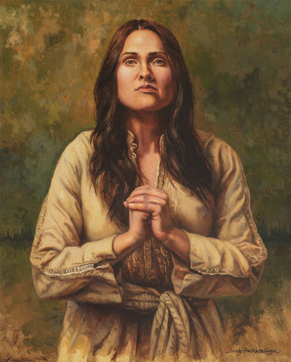 Pray Always Original Artwork Oil On Canvas Panel