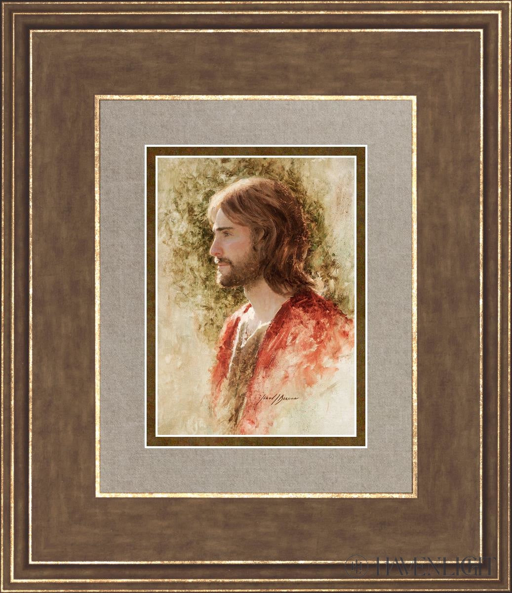 Prince Of Peace Open Edition Print / 5 X 7 Gold 12 3/4 14 Art