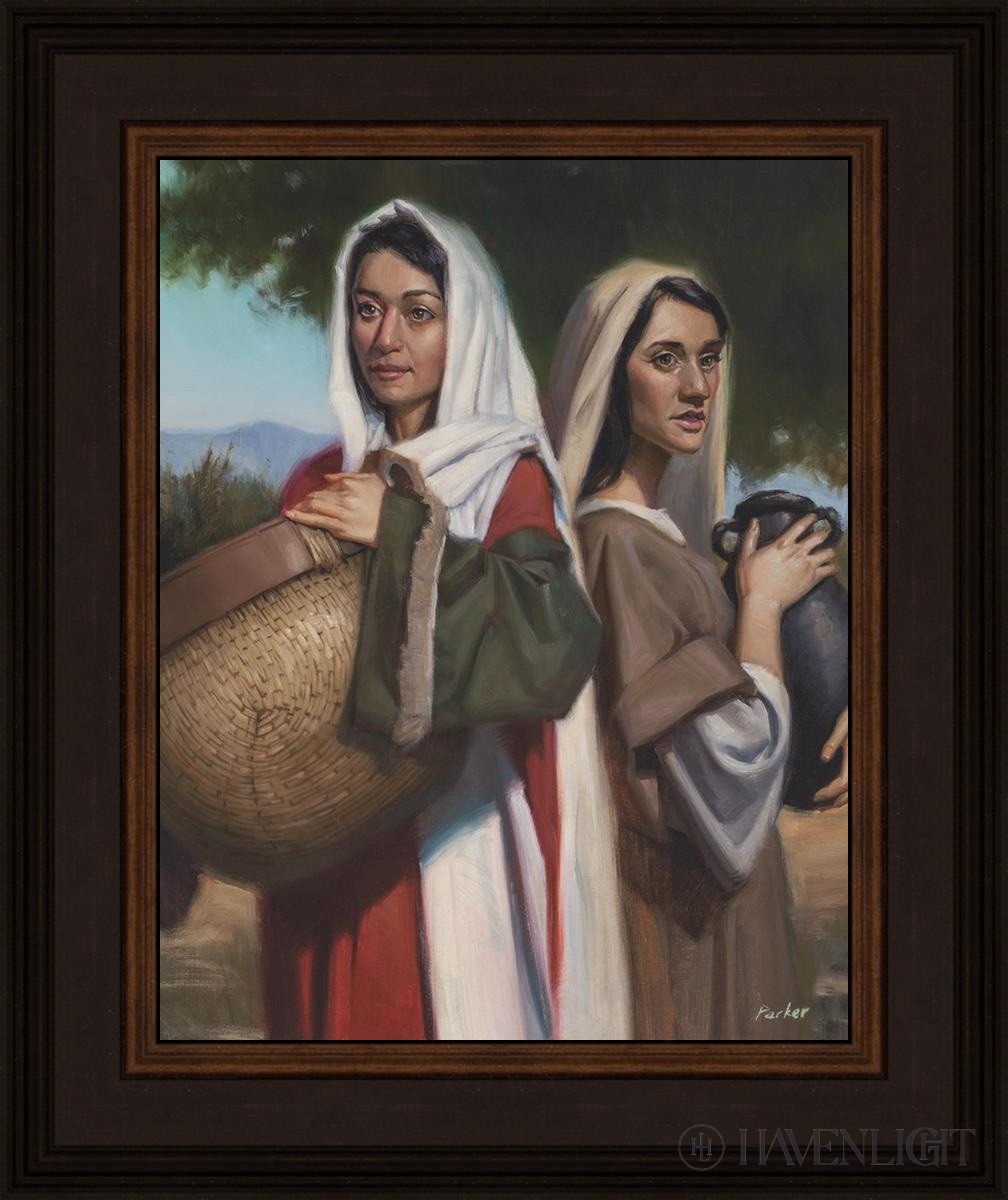 Rachel And Leah Open Edition Print / 11 X 14 Brown 15 3/4 18 Art