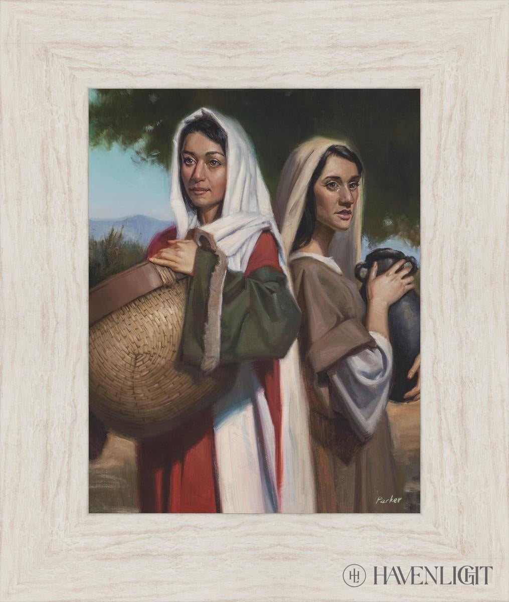 Rachel And Leah Open Edition Print / 11 X 14 Ivory 16 1/2 19 Art