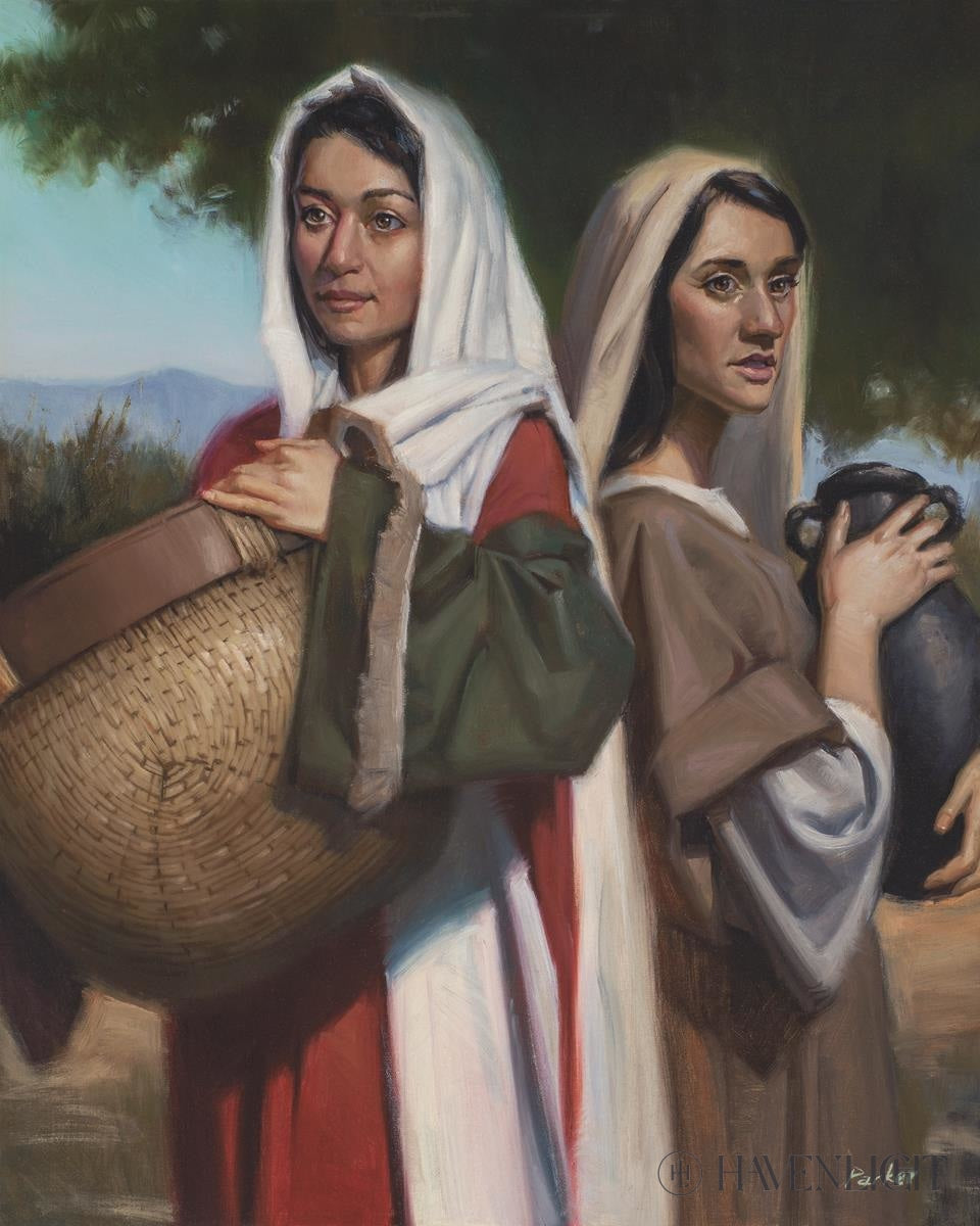 Rachel And Leah Open Edition Print / 8 X 10 Only Art