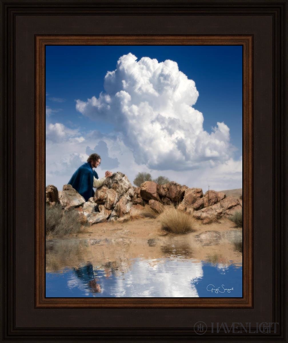 Reflections Of Christ Open Edition Print / 11 X 14 Brown 15 3/4 18 Art