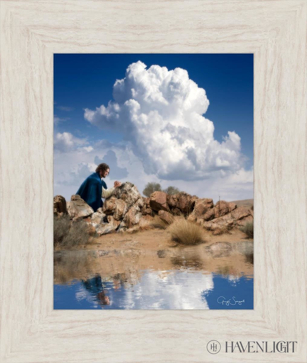 Reflections Of Christ Open Edition Print / 11 X 14 Ivory 16 1/2 19 Art