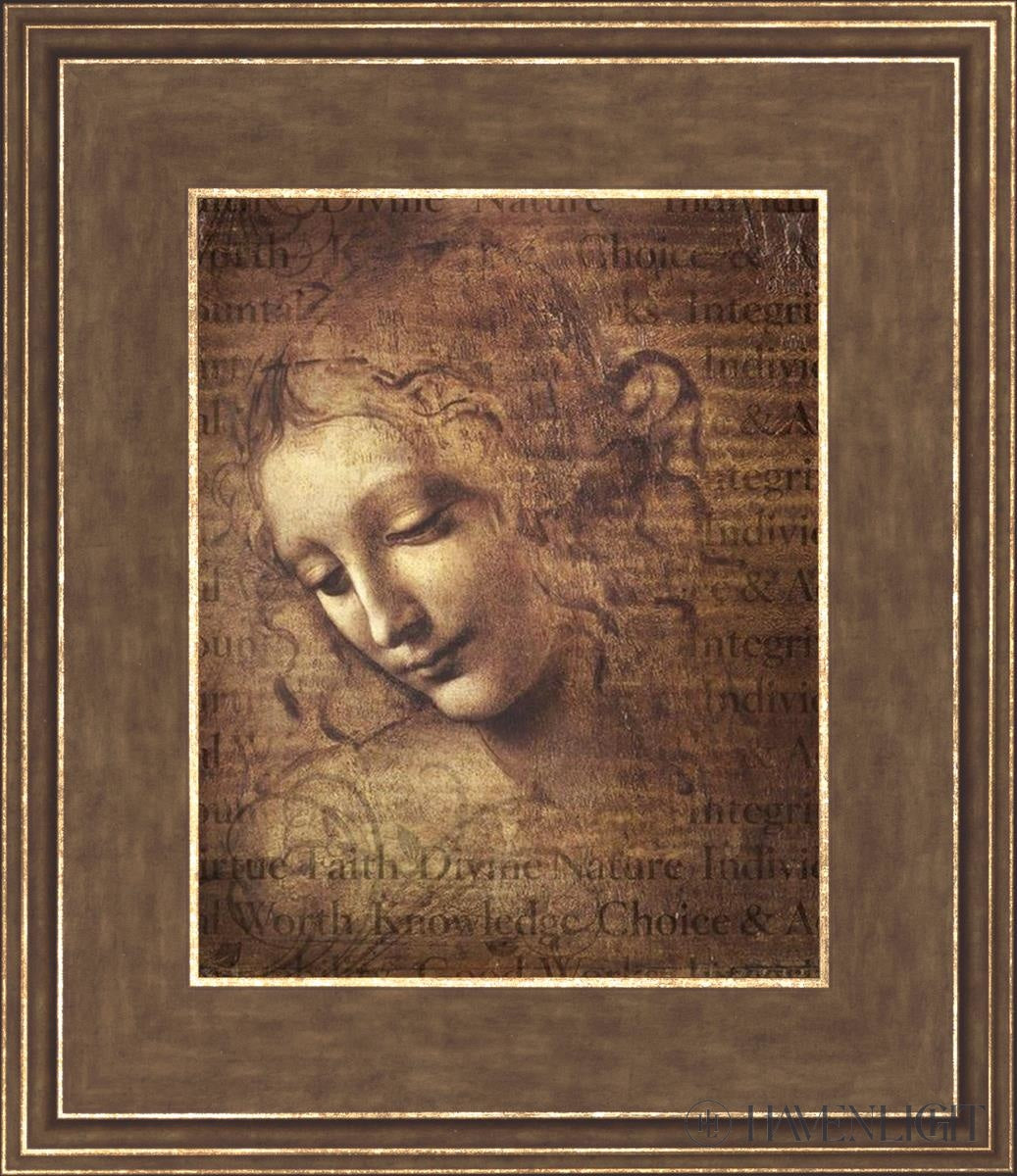 Renaissance Young Women Values Open Edition Print / 8 X 10 Gold 12 3/4 14 Art