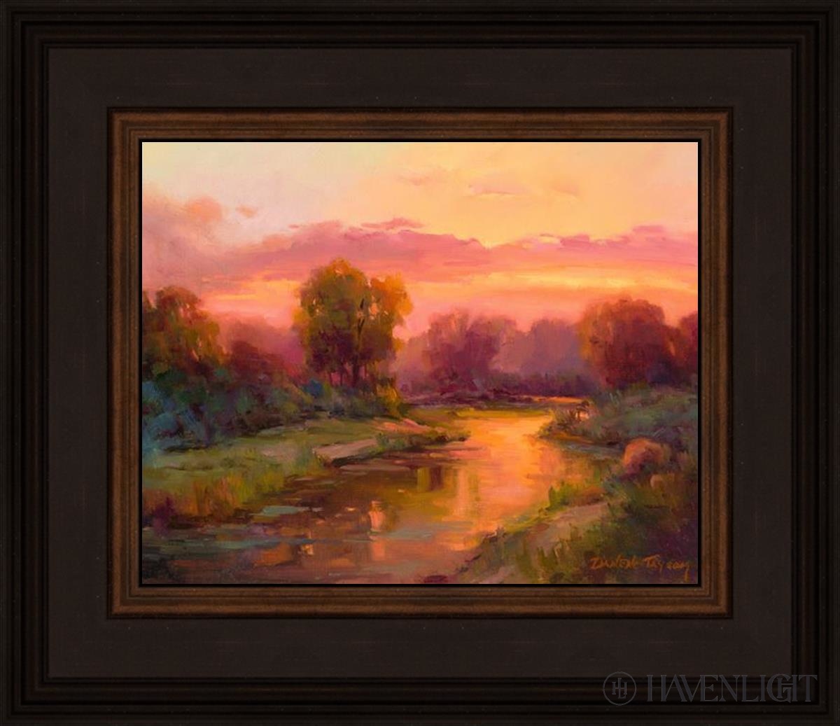 Riverlight Rhapsody Open Edition Print / 10 X 8 Brown 14 3/4 12 Art