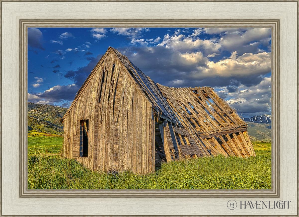 Rustic Barn Near Tetons Wyoming Open Edition Canvas / 30 X 20 Ivory 36 1/2 26 Art