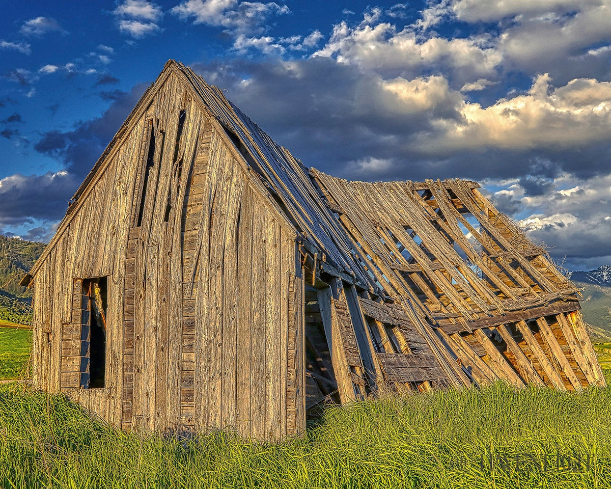 Rustic Barn Near Tetons Wyoming Open Edition Print / 10 X 8 Only Art