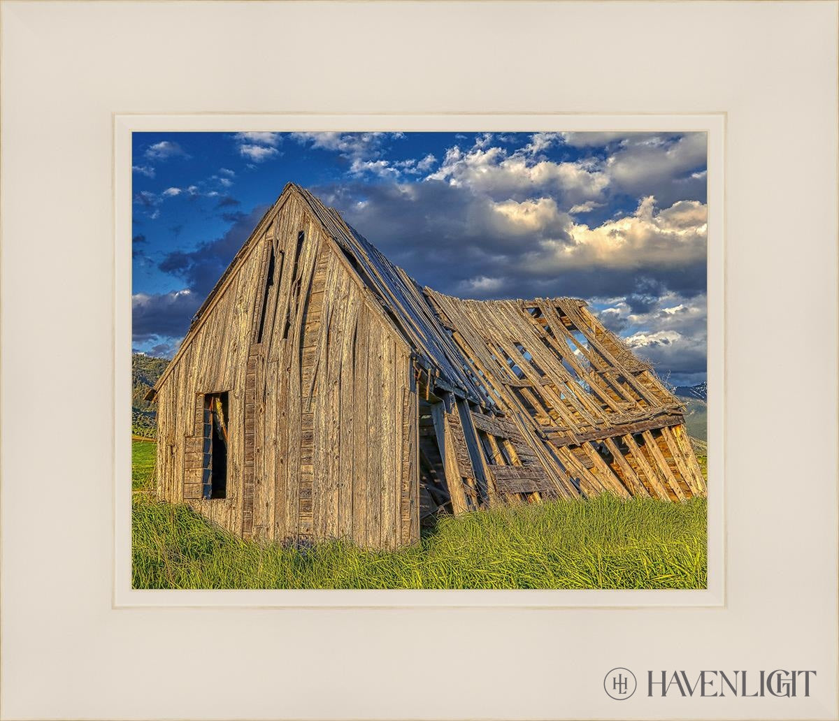 Rustic Barn Near Tetons Wyoming Open Edition Print / 10 X 8 White 14 1/4 12 Art