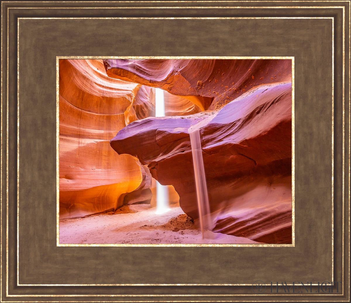 Sacred Corridors Of Ancient Antelope Canyon Arizona Open Edition Print / 10 X 8 Gold 14 3/4 12 Art