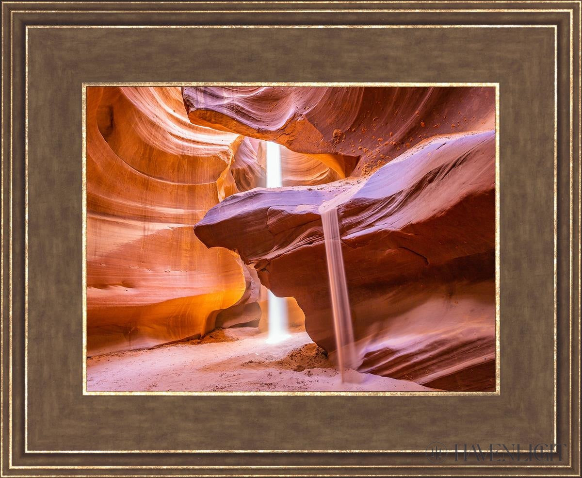 Sacred Corridors Of Ancient Antelope Canyon Arizona Open Edition Print / 12 X 9 Gold 16 3/4 13 Art