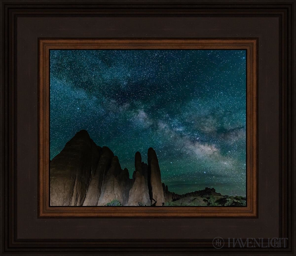 Sandstone Fins Arches National Park Utah Open Edition Print / 10 X 8 Brown 14 3/4 12 Art