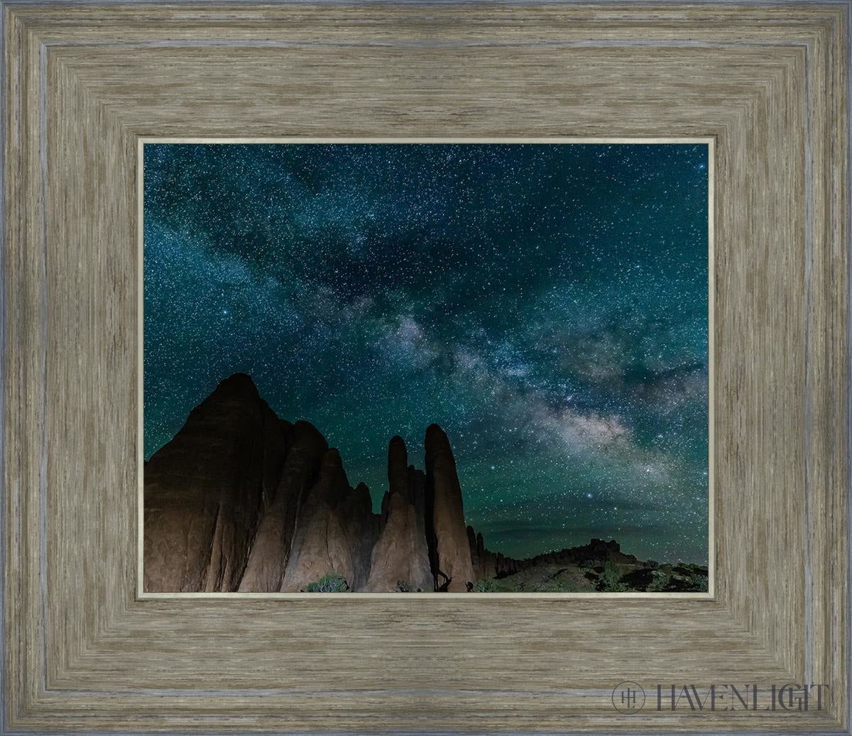 Sandstone Fins Arches National Park Utah Open Edition Print / 10 X 8 Gray 14 3/4 12 Art