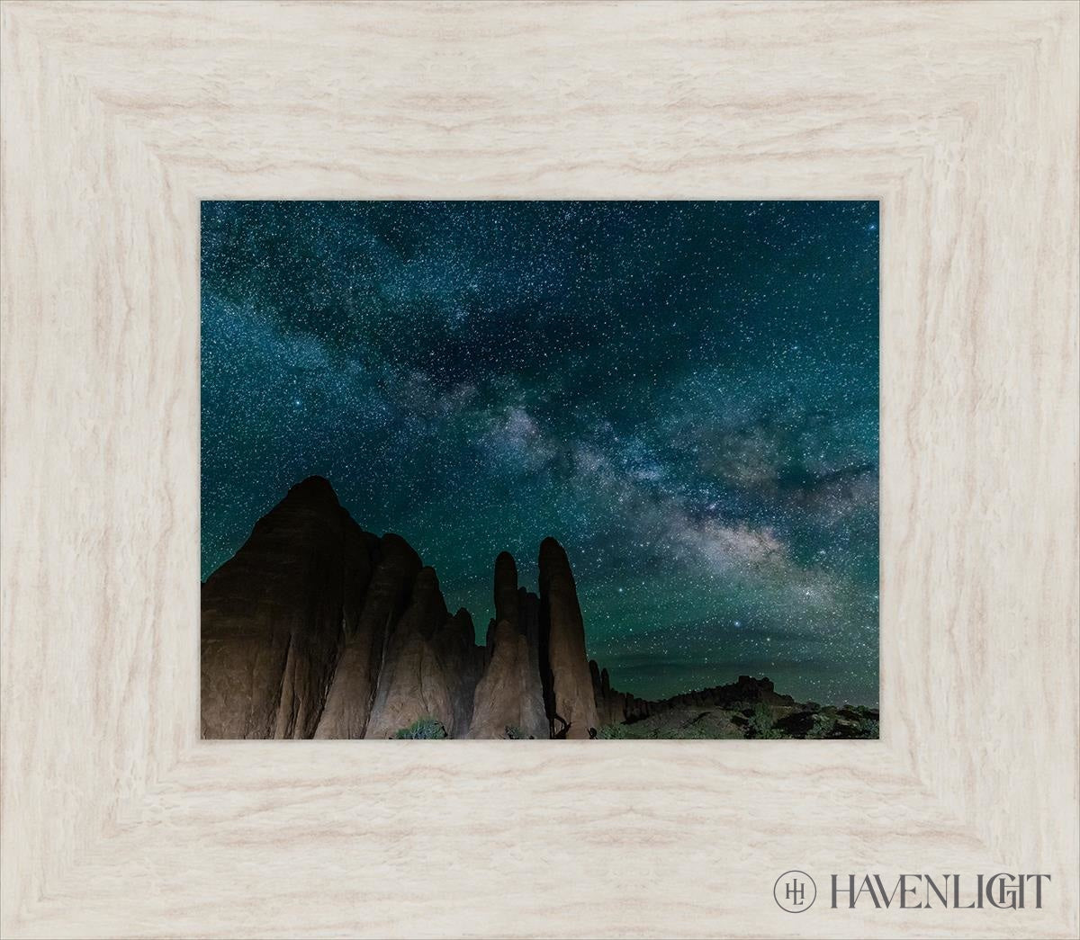 Sandstone Fins Arches National Park Utah Open Edition Print / 10 X 8 Ivory 15 1/2 13 Art
