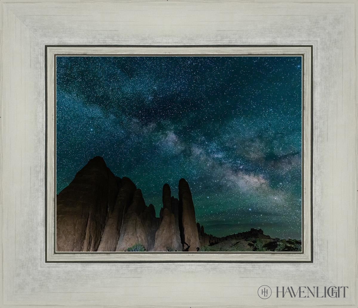 Sandstone Fins Arches National Park Utah Open Edition Print / 10 X 8 Silver 14 1/4 12 Art