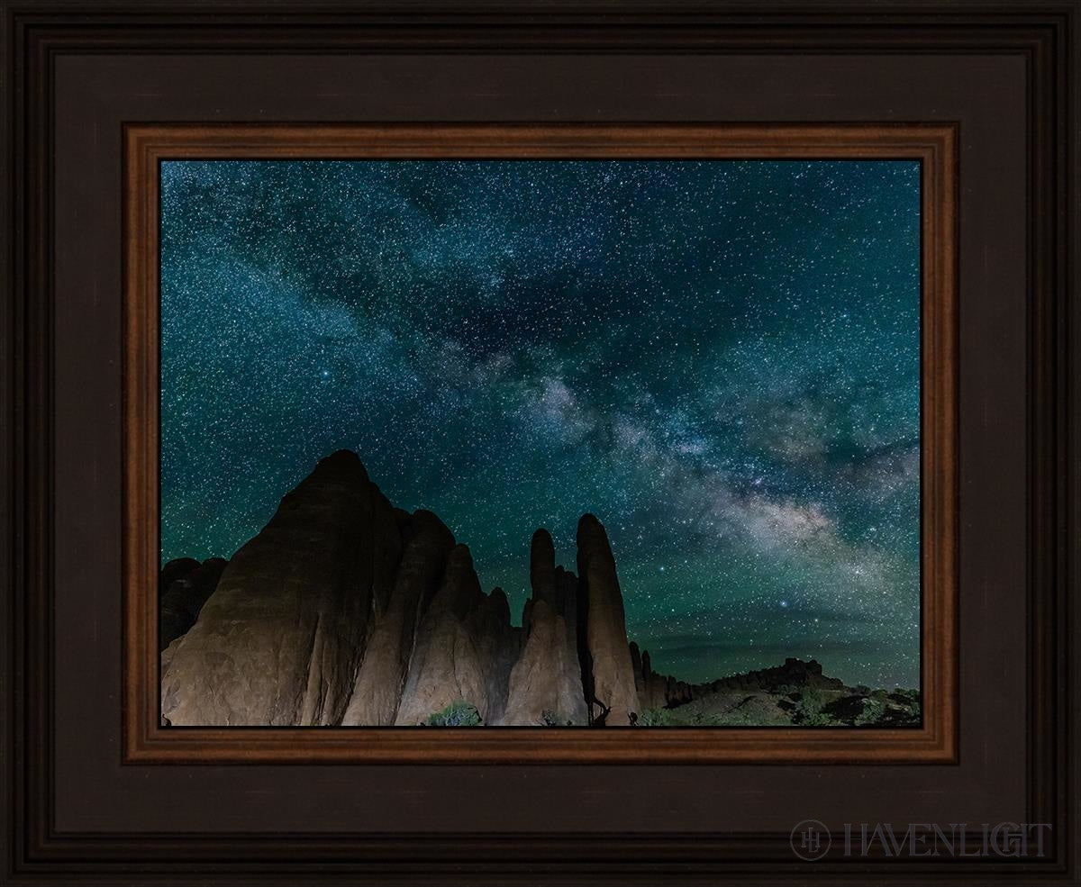 Sandstone Fins Arches National Park Utah Open Edition Print / 12 X 9 Brown 16 3/4 13 Art