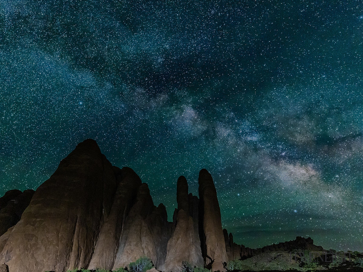 Sandstone Fins Arches National Park Utah Open Edition Print / 12 X 9 Only Art