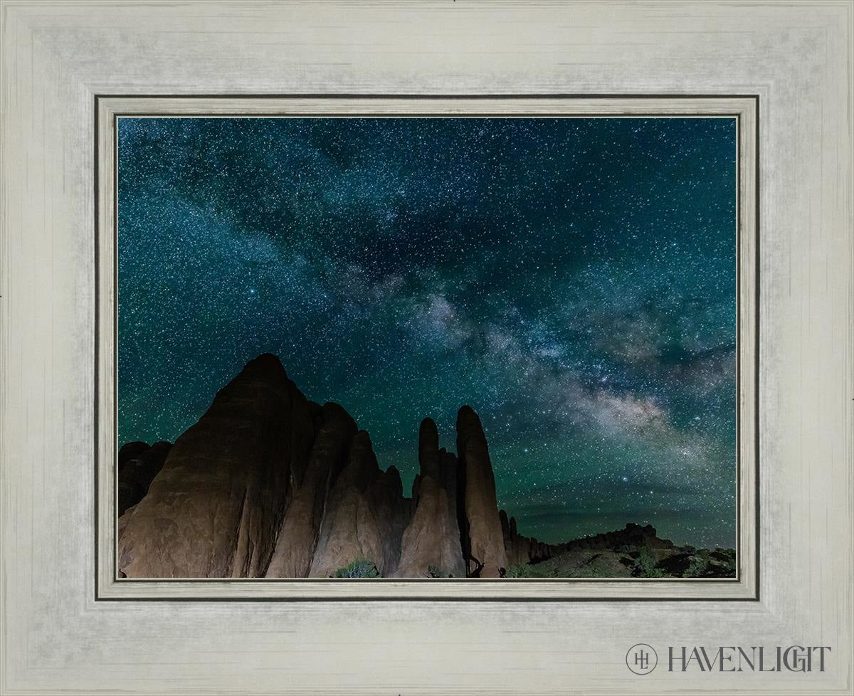 Sandstone Fins Arches National Park Utah Open Edition Print / 12 X 9 Silver 16 1/4 13 Art