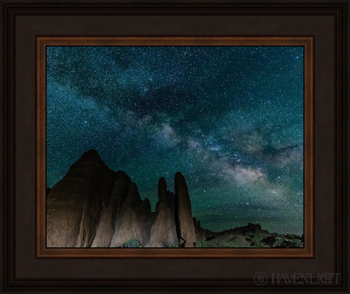 Sandstone Fins Arches National Park Utah Open Edition Print / 14 X 11 Brown 18 3/4 15 Art