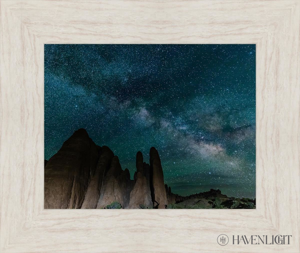 Sandstone Fins Arches National Park Utah Open Edition Print / 14 X 11 Ivory 19 1/2 16 Art