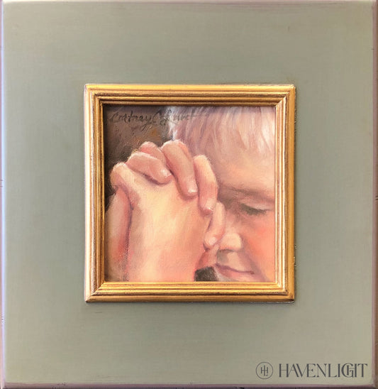 Say A Little Prayer Oil On Board Original Artwork