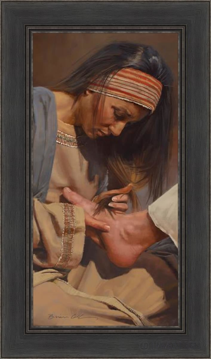 Serving The Master Open Edition Canvas / 15 X 30 Black 21 1/2 36 Art