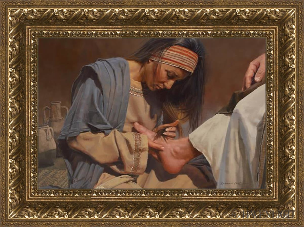 Serving The Master Open Edition Canvas / 18 X 12 Gold 23 3/4 17 Art