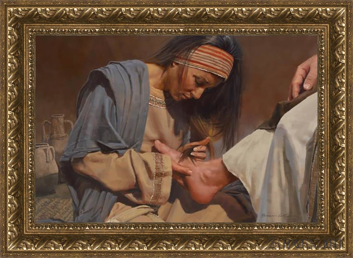 Serving The Master Open Edition Canvas / 24 X 16 Gold 29 3/4 21 Art