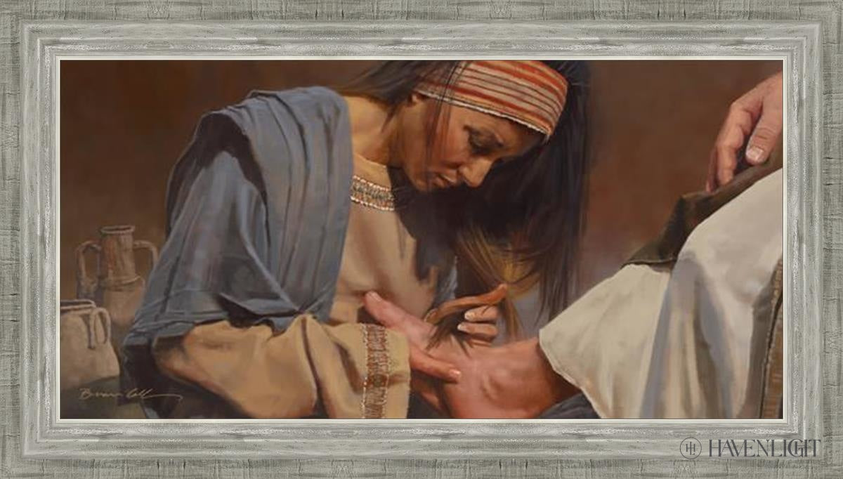 Serving The Master Open Edition Canvas / 30 X 15 Silver 34 3/4 19 Art