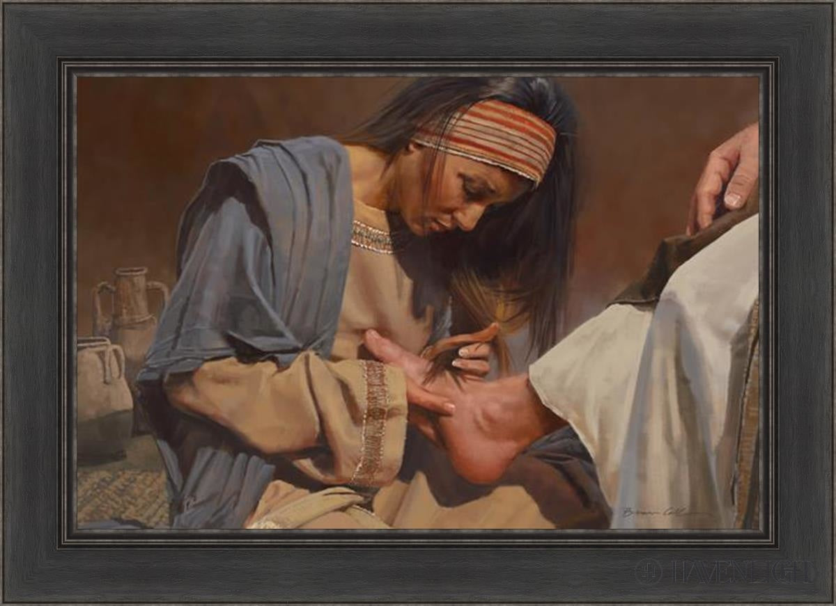 Serving The Master Open Edition Canvas / 30 X 20 Black 36 1/2 26 Art