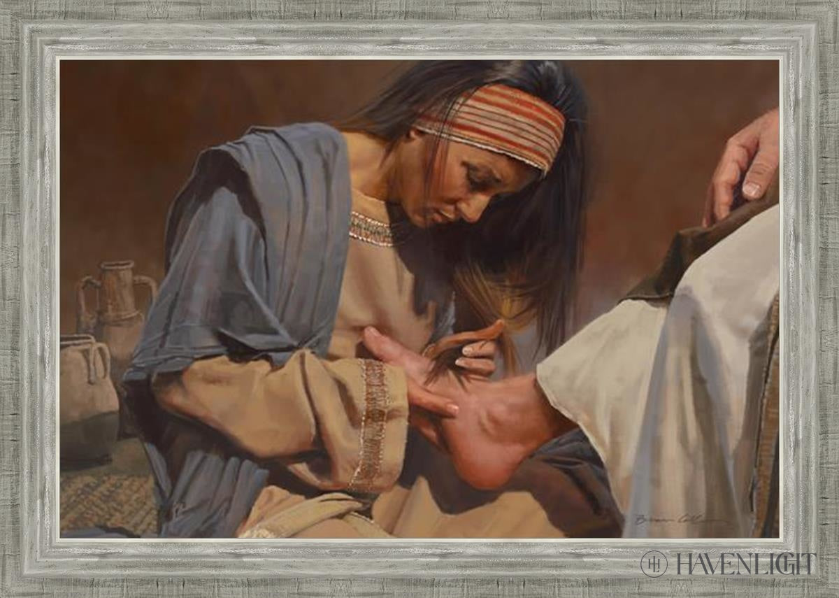 Serving The Master Open Edition Canvas / 30 X 20 Silver 34 3/4 24 Art