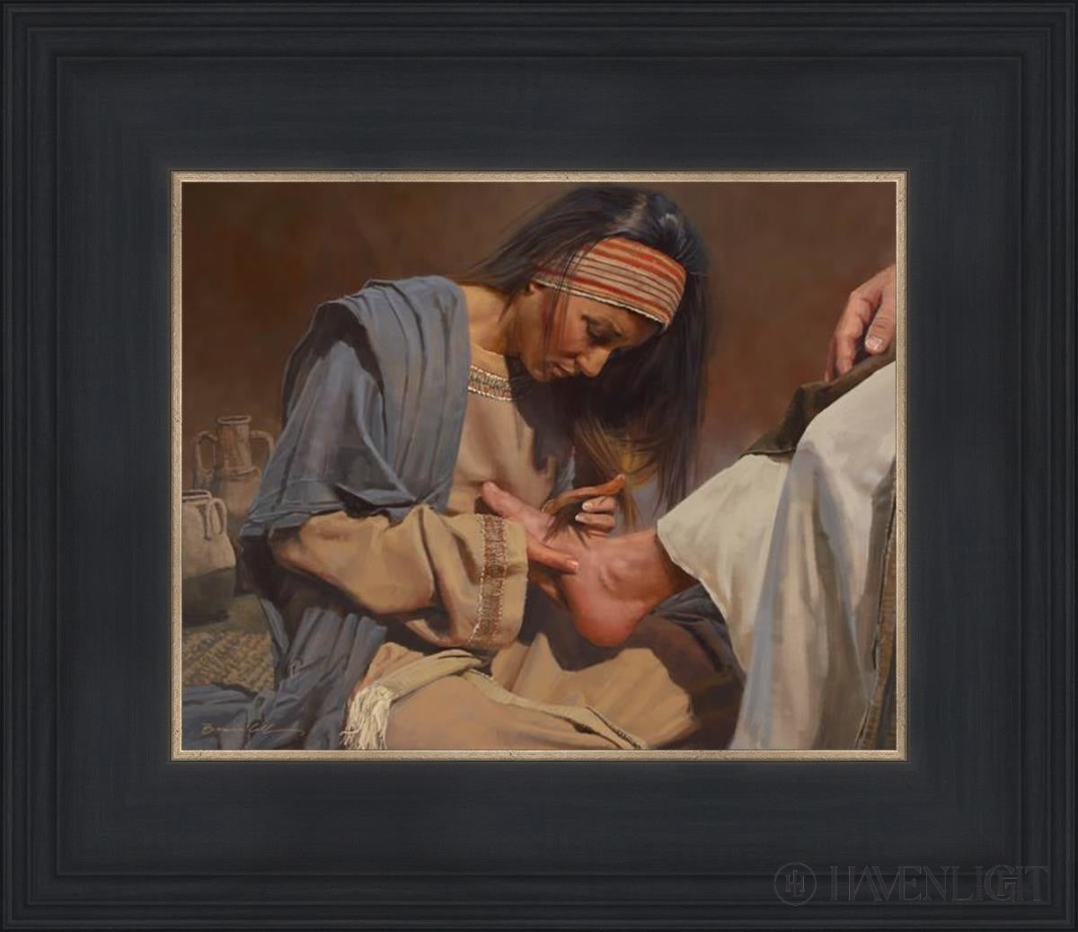 Serving The Master Open Edition Print / 10 X 8 Black 14 3/4 12 Art