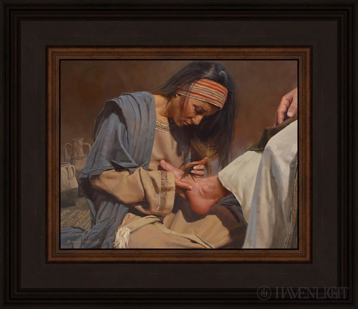 Serving The Master Open Edition Print / 10 X 8 Brown 14 3/4 12 Art