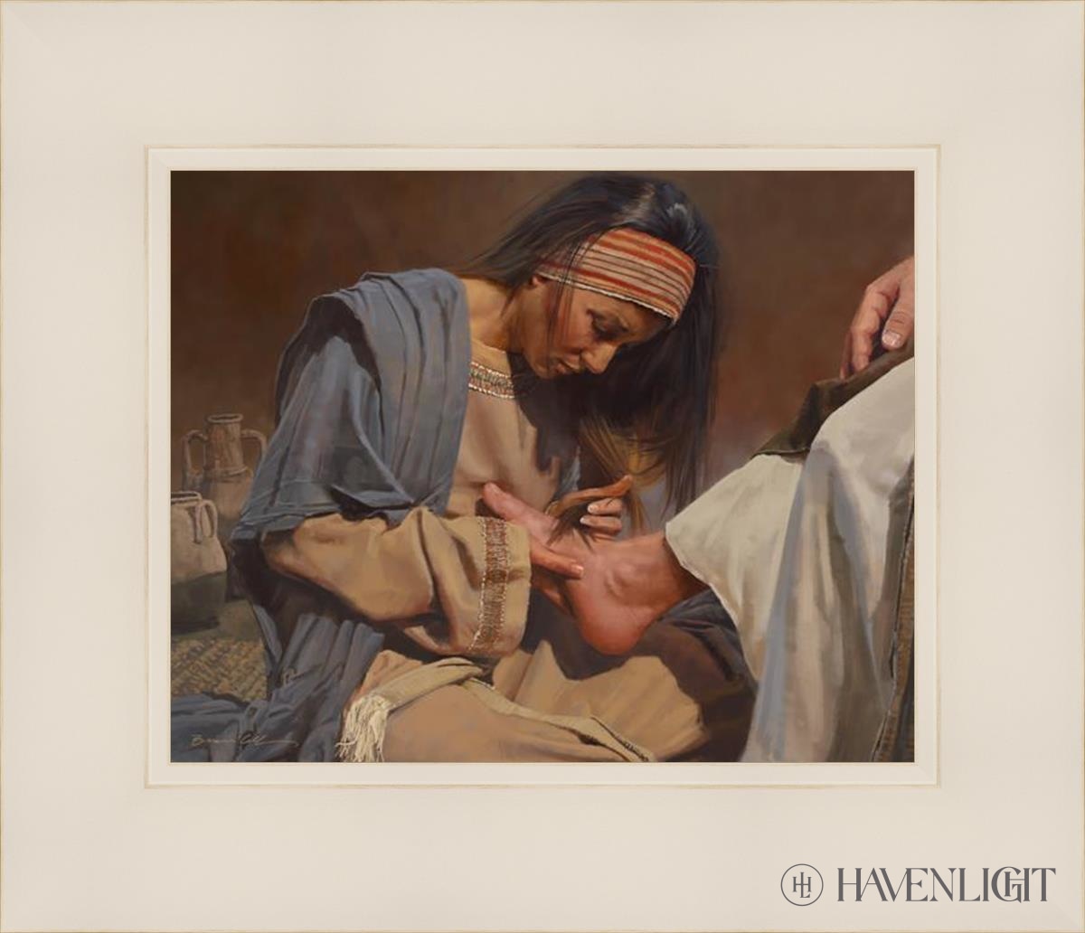 Serving The Master Open Edition Print / 10 X 8 White 14 1/4 12 Art