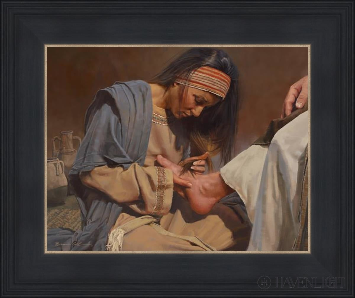 Serving The Master Open Edition Print / 14 X 11 Black 18 3/4 15 Art