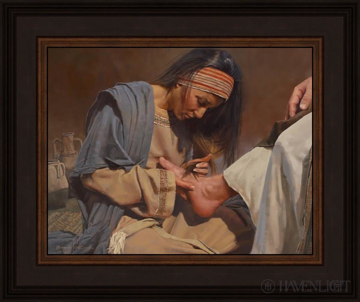 Serving The Master Open Edition Print / 14 X 11 Brown 18 3/4 15 Art