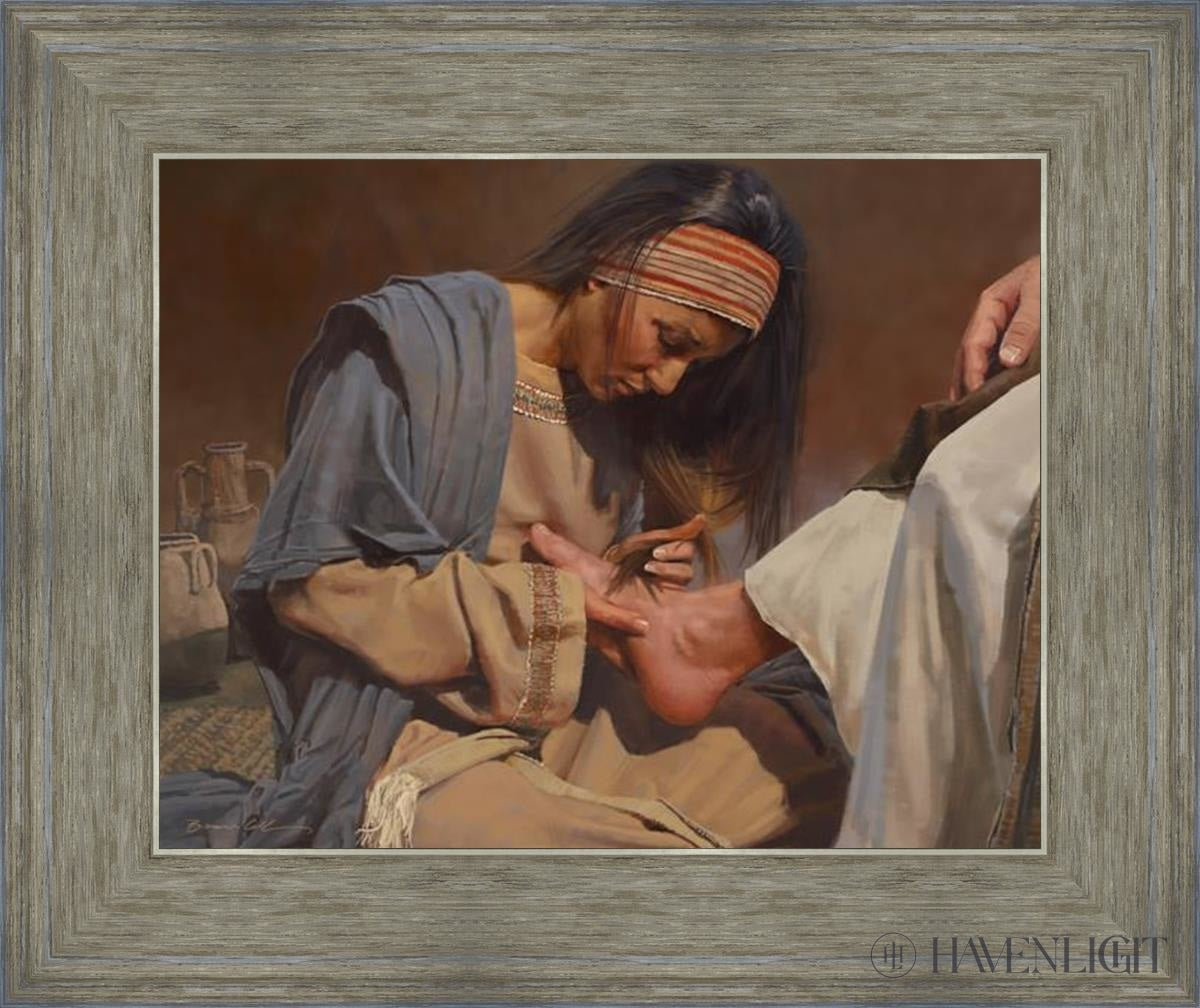 Serving The Master Open Edition Print / 14 X 11 Gray 18 3/4 15 Art