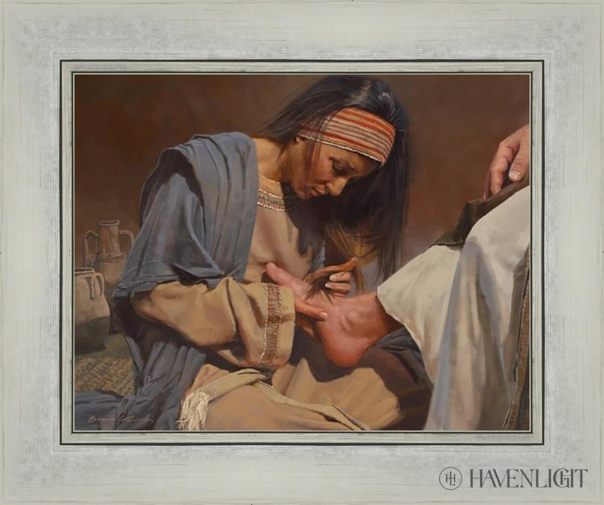 Serving The Master Open Edition Print / 14 X 11 Silver 18 1/4 15 Art