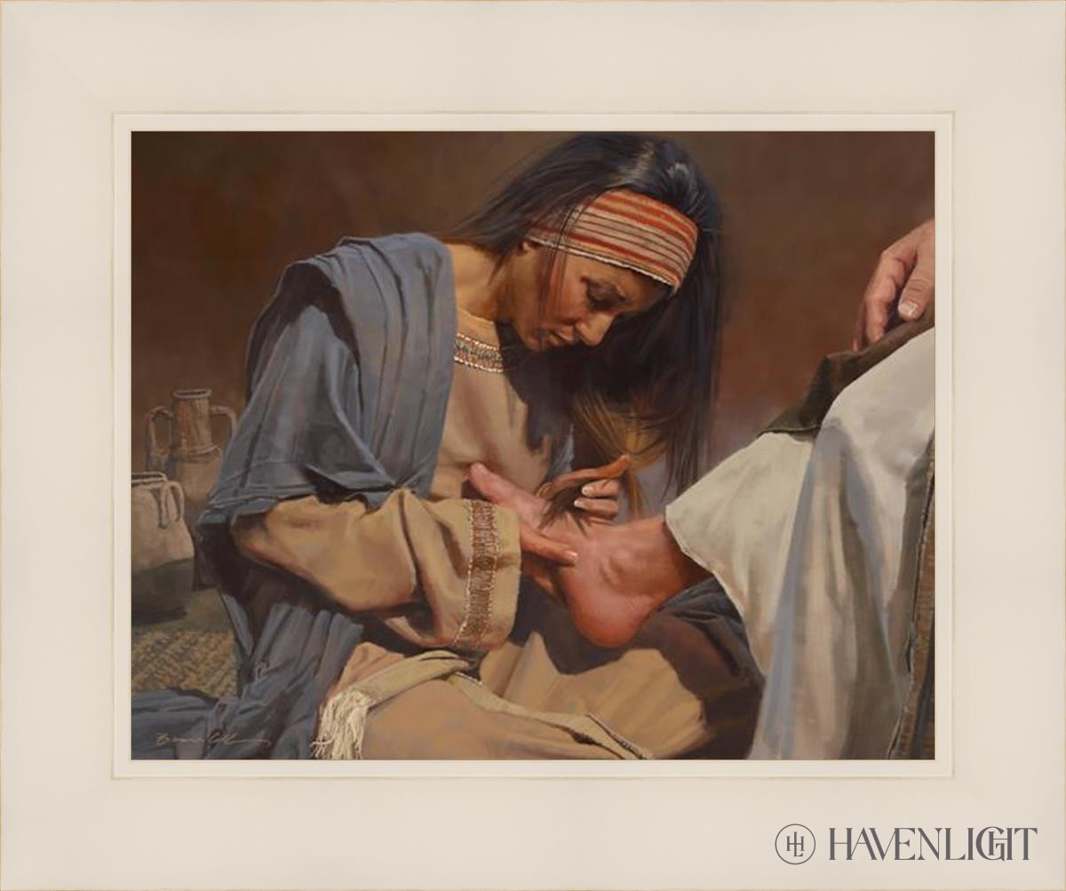 Serving The Master Open Edition Print / 14 X 11 White 18 1/4 15 Art