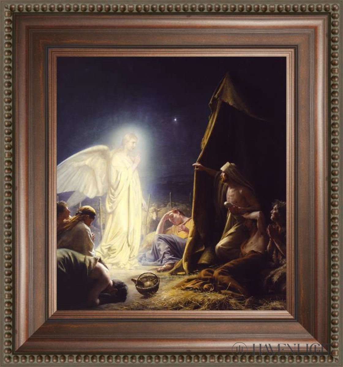 Shepherds Open Edition Canvas / 19 X 21 Frame C 30 28 Art