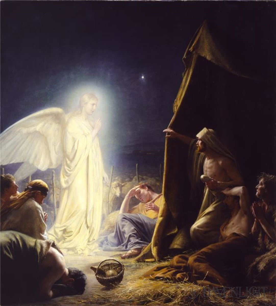 Shepherds Open Edition Canvas / 30 X 33 Rolled In Tube Art