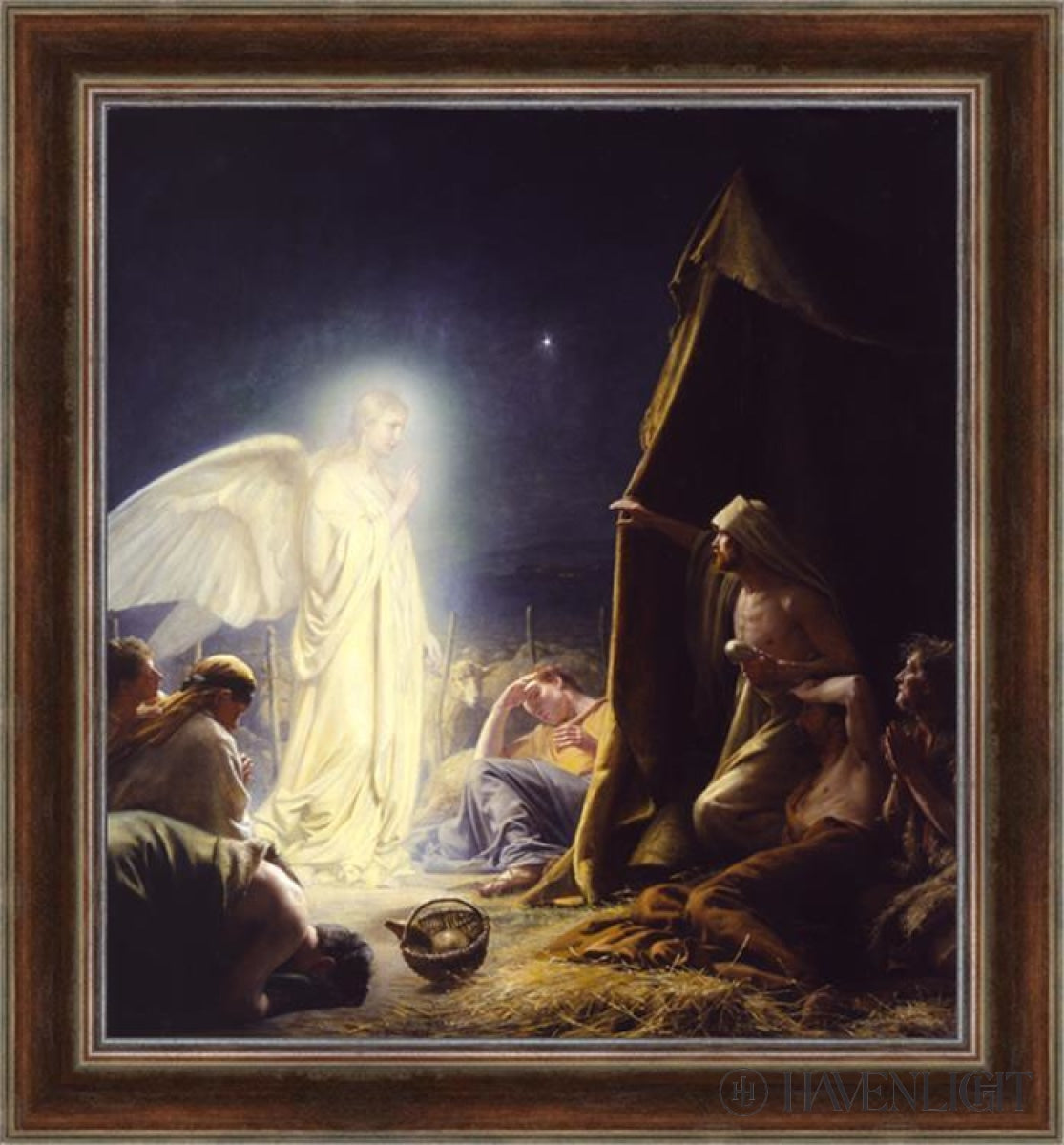 Shepherds Open Edition Canvas / 36 1/2 X 40 Frame C 49 45 Art