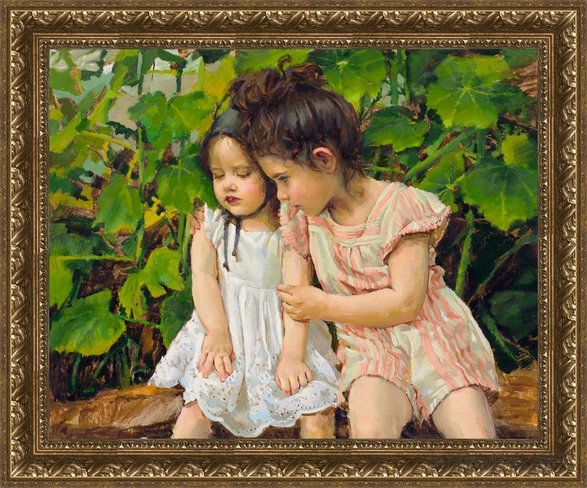 Sisters Open Edition Canvas / 30 X 24 Gold 35 3/4 29 Art