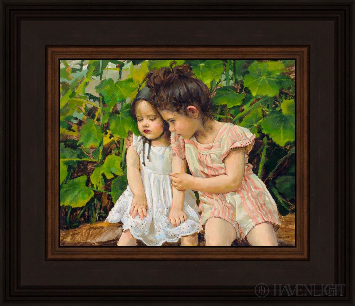 Sisters Open Edition Print / 10 X 8 Brown 14 3/4 12 Art